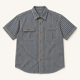 Washed Blue Stripe