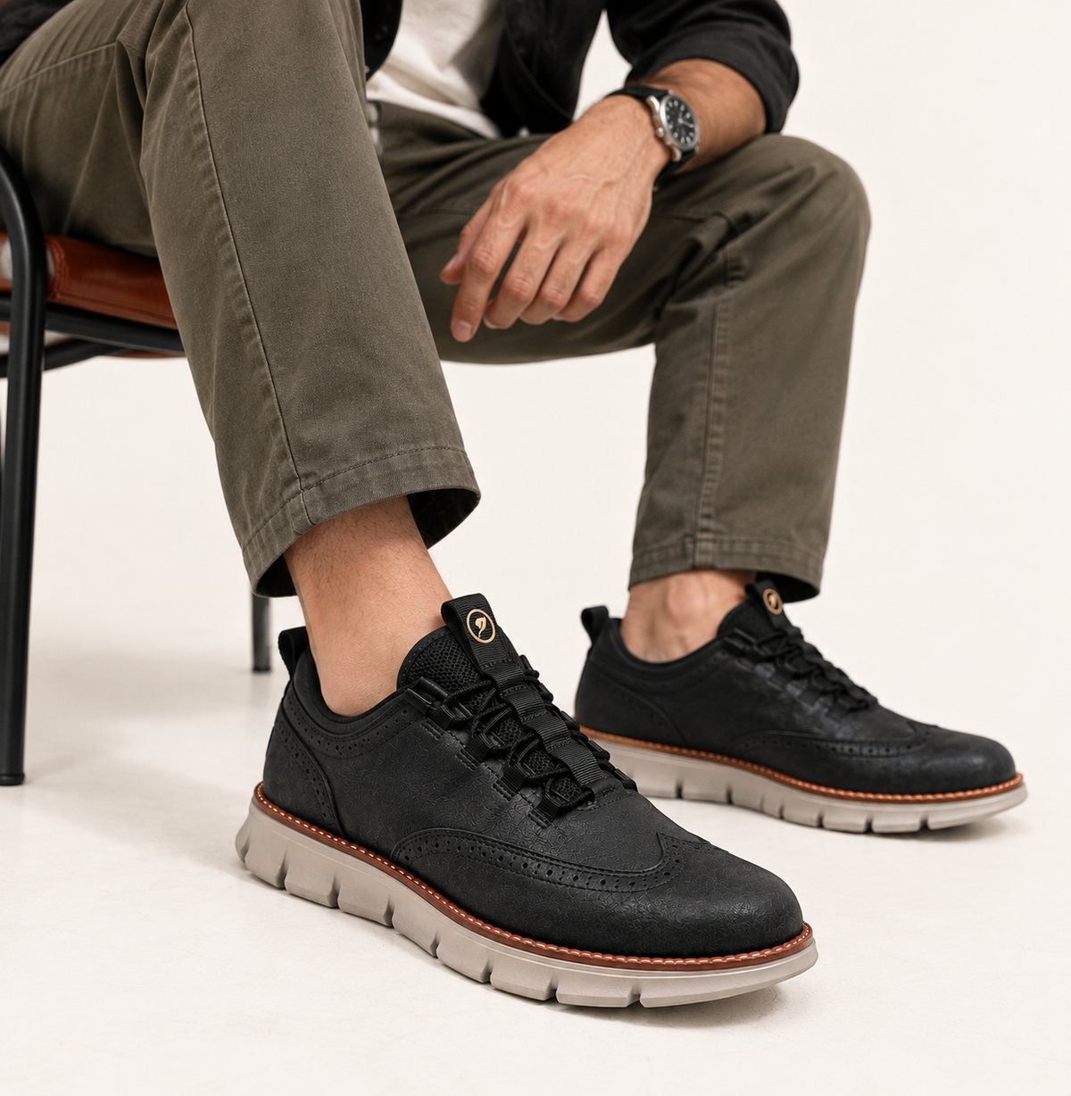The Wellington Brogue Shoes