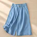 Stella Wide Leg Denim Short
