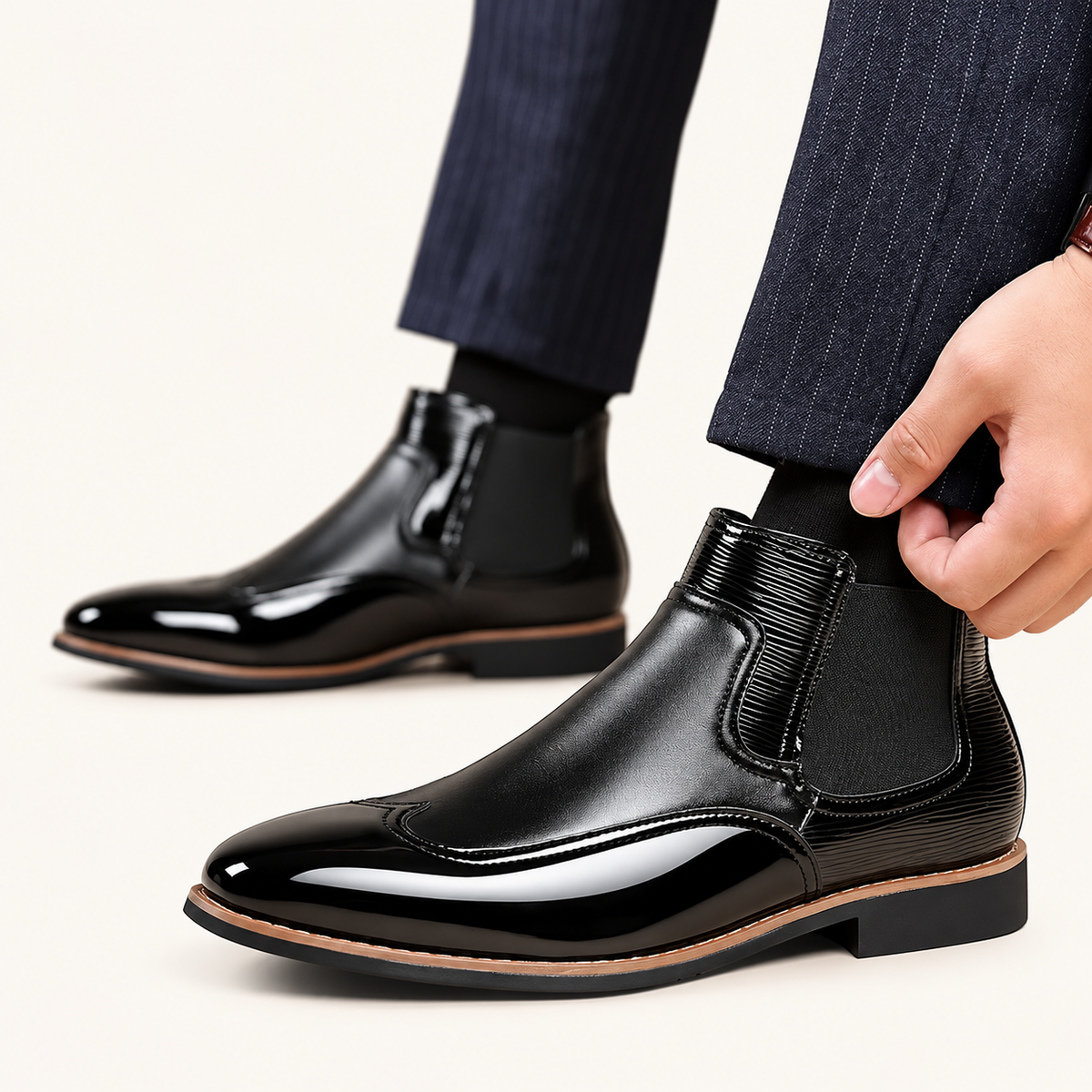 The Sterling Gloss Chelsea Boot
