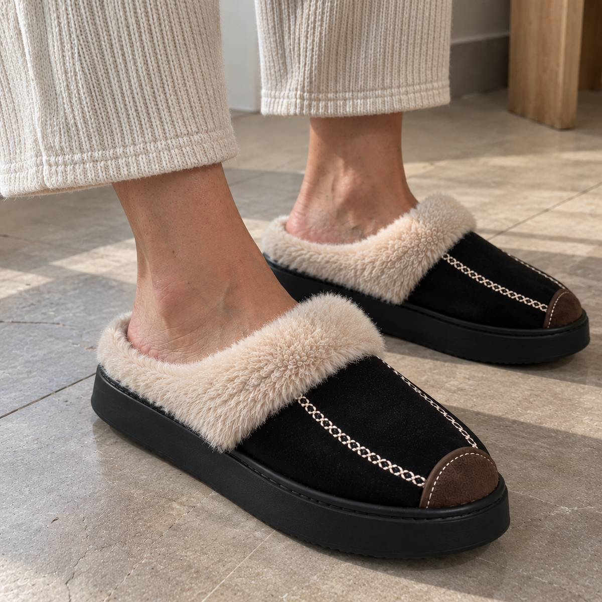 The Aspen Cozy Platform Slippers