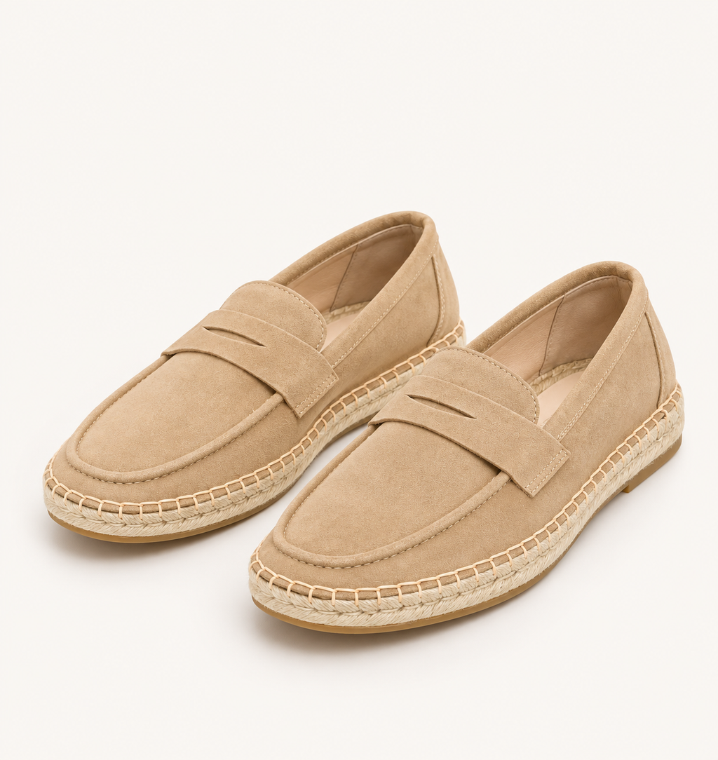 The Marco Suede Espadrille Loafers