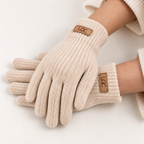 Cashmere Blend Knitted Gloves