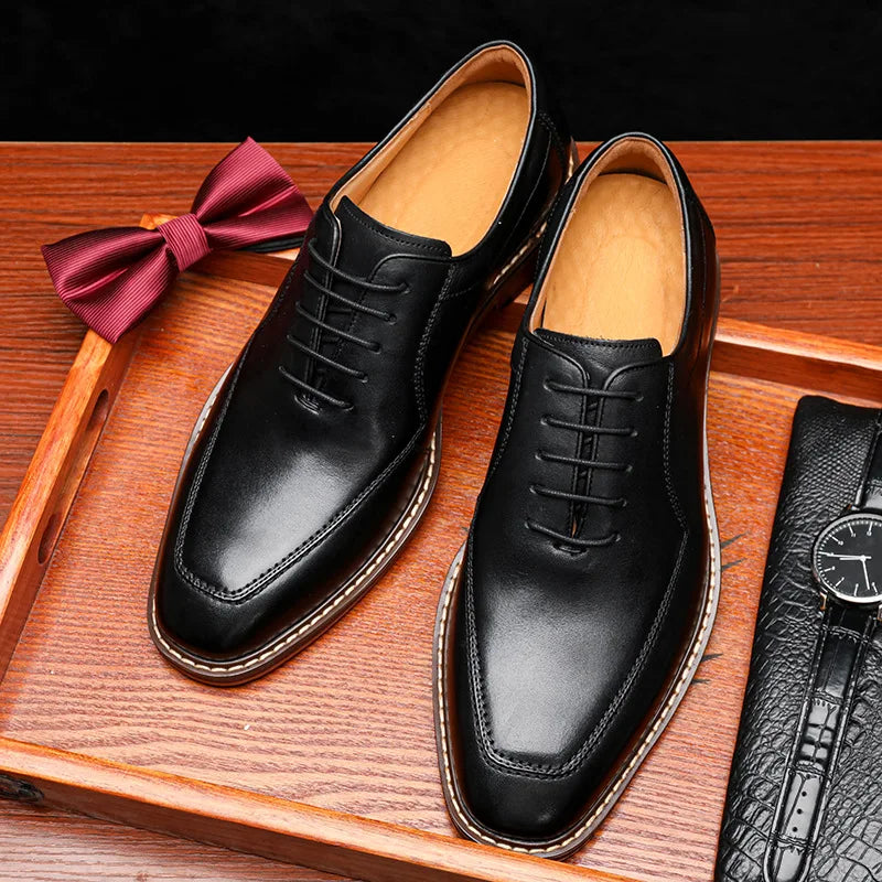 Handmade Oxford Genuine Leather Shoes