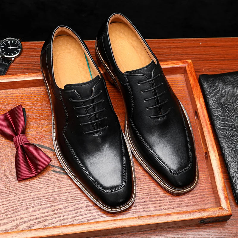 Handmade Oxford Genuine Leather Shoes