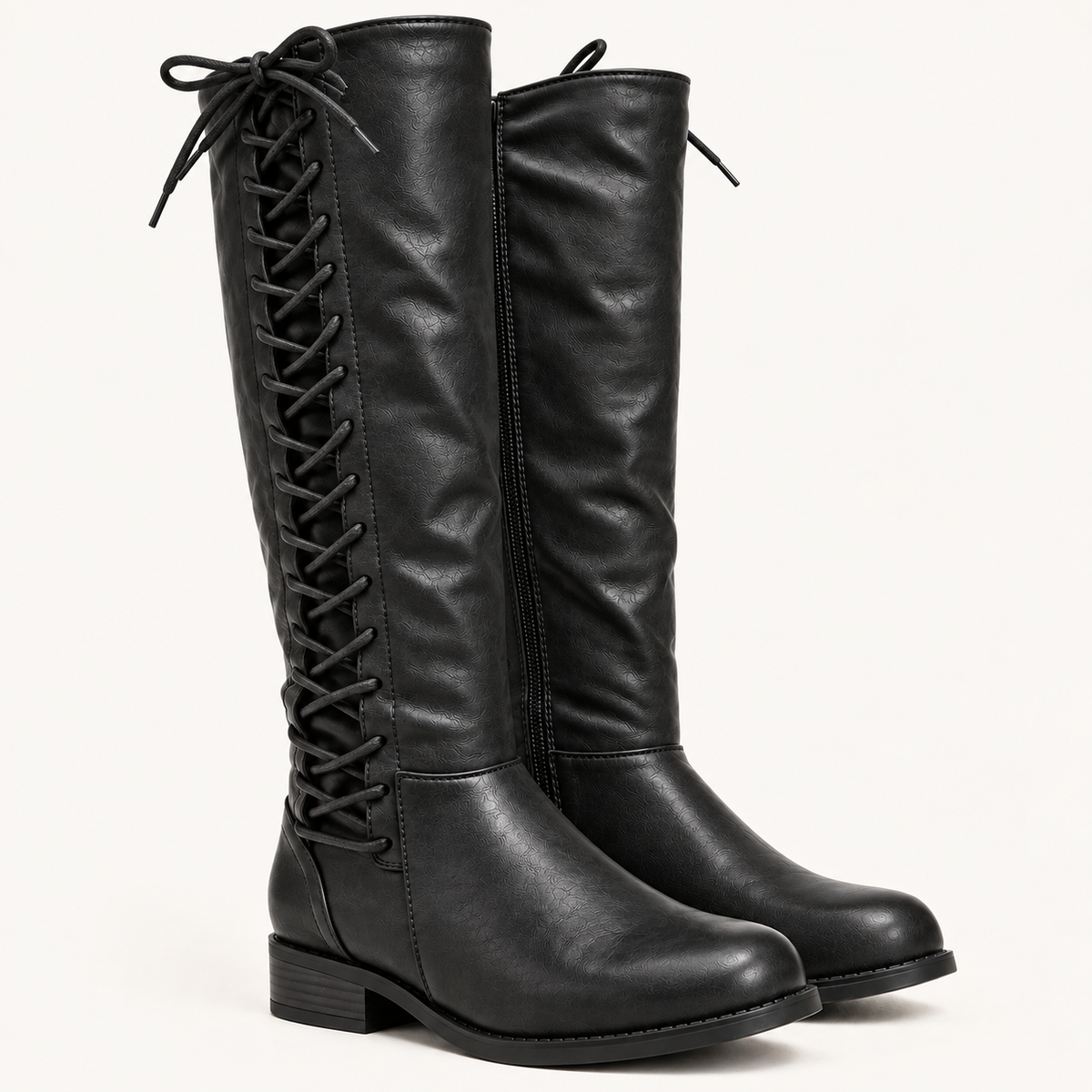 The Colette Side Lace Boots