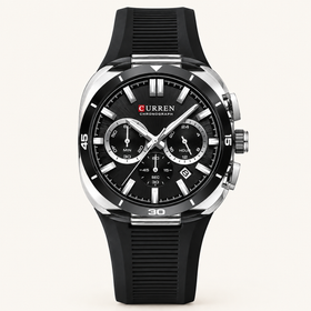 Black silver black