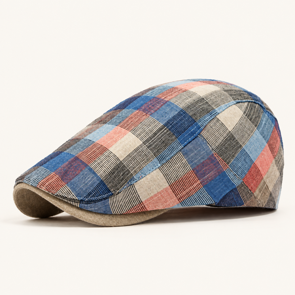 The Ellerby Striped Newsboy Cap