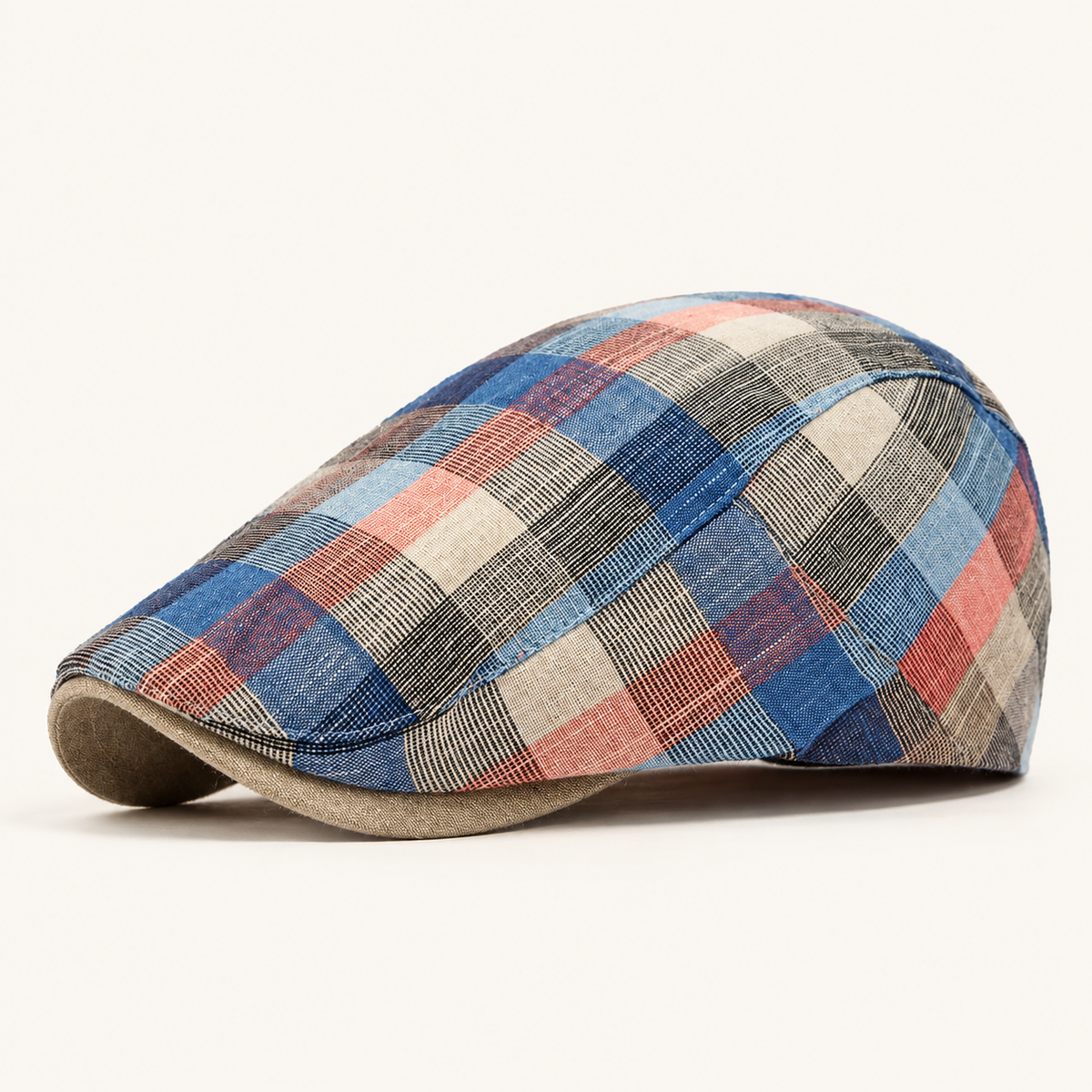 The Ellerby Striped Newsboy Cap