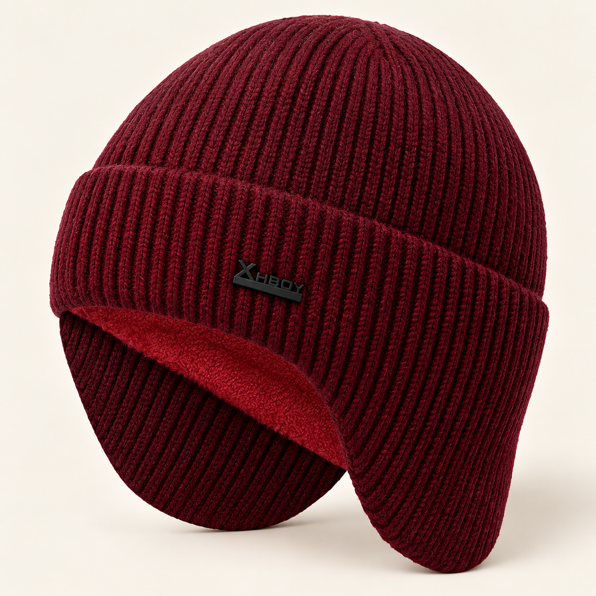 The Hollis Fleece-Lined Earflap Beanie