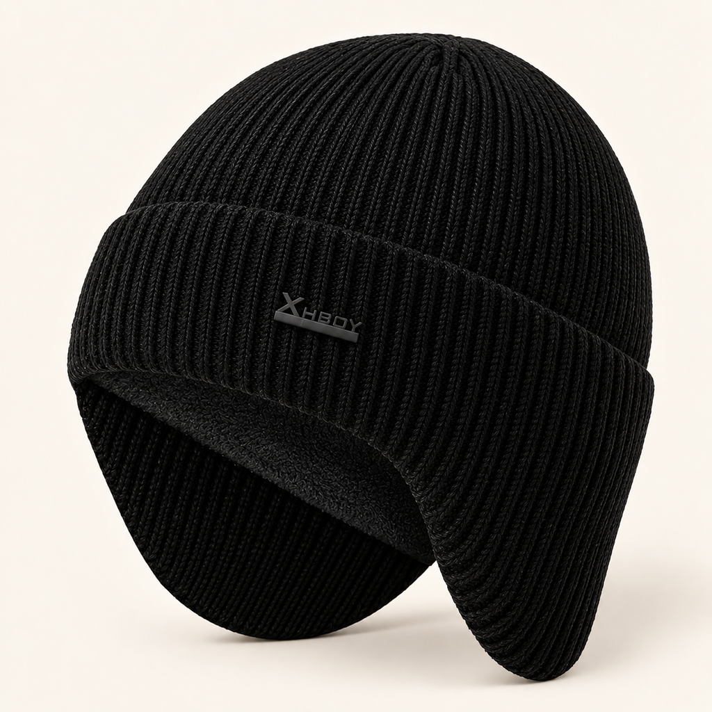 The Hollis Fleece-Lined Earflap Beanie
