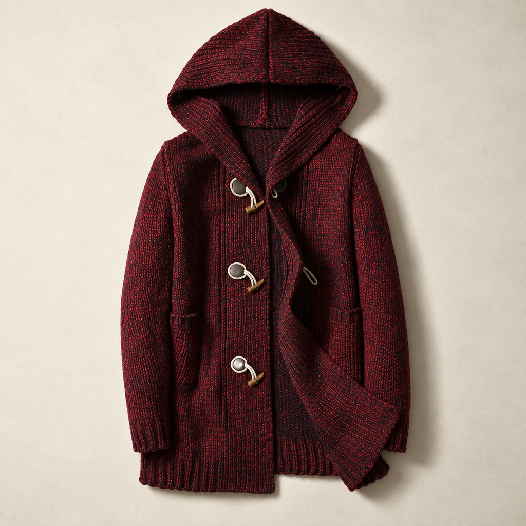 The Thornton Hooded Toggle Cardigan