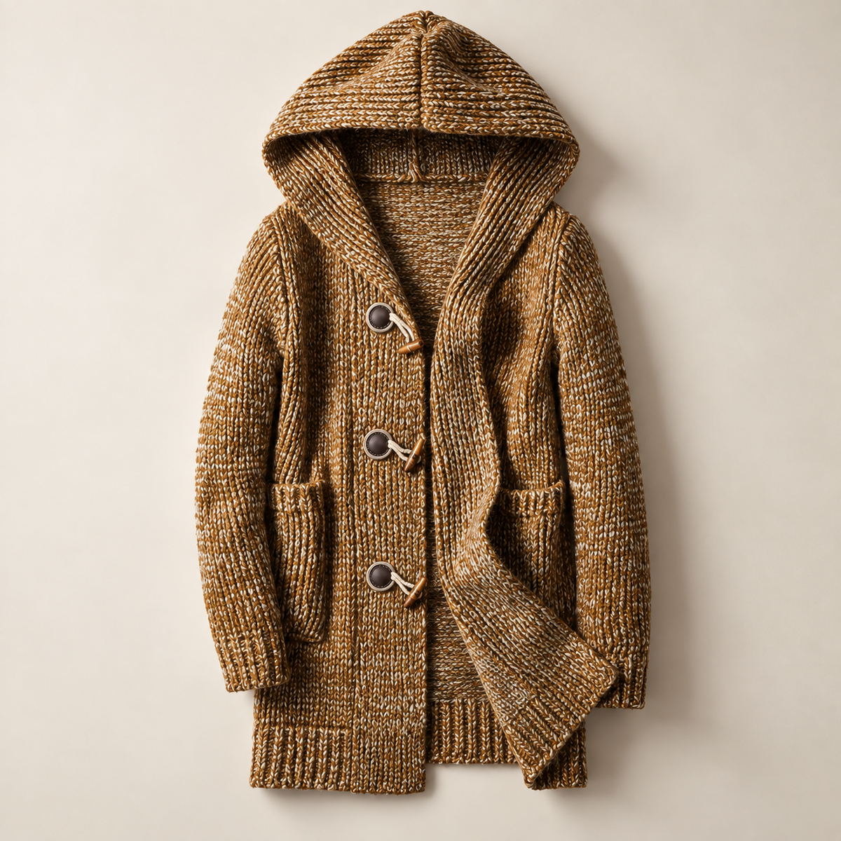 The Thornton Hooded Toggle Cardigan