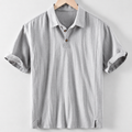 Coastal Linen Polo Shirt