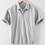Coastal Linen Polo Shirt