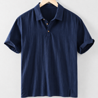 Coastal Linen Polo Shirt