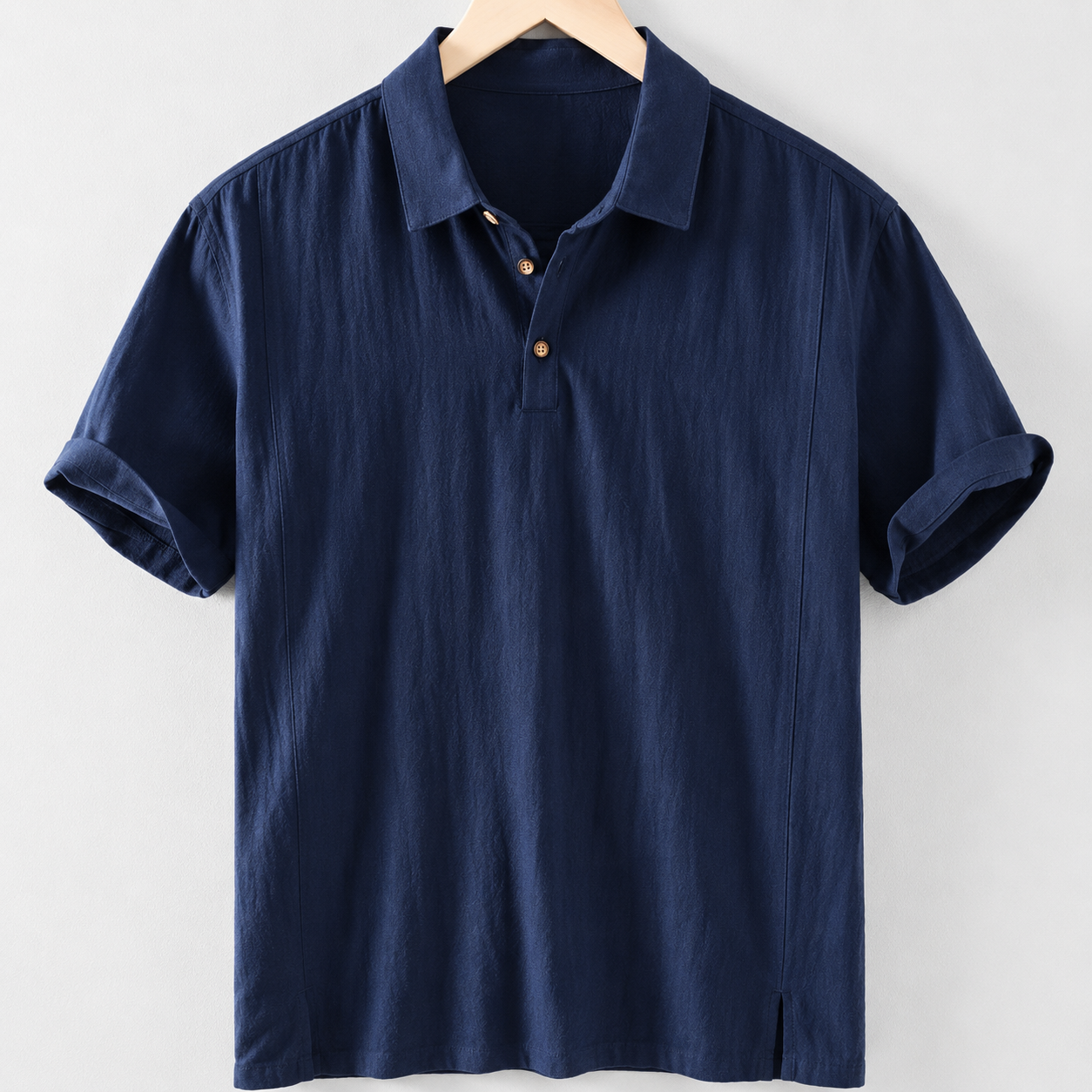 Coastal Linen Polo Shirt