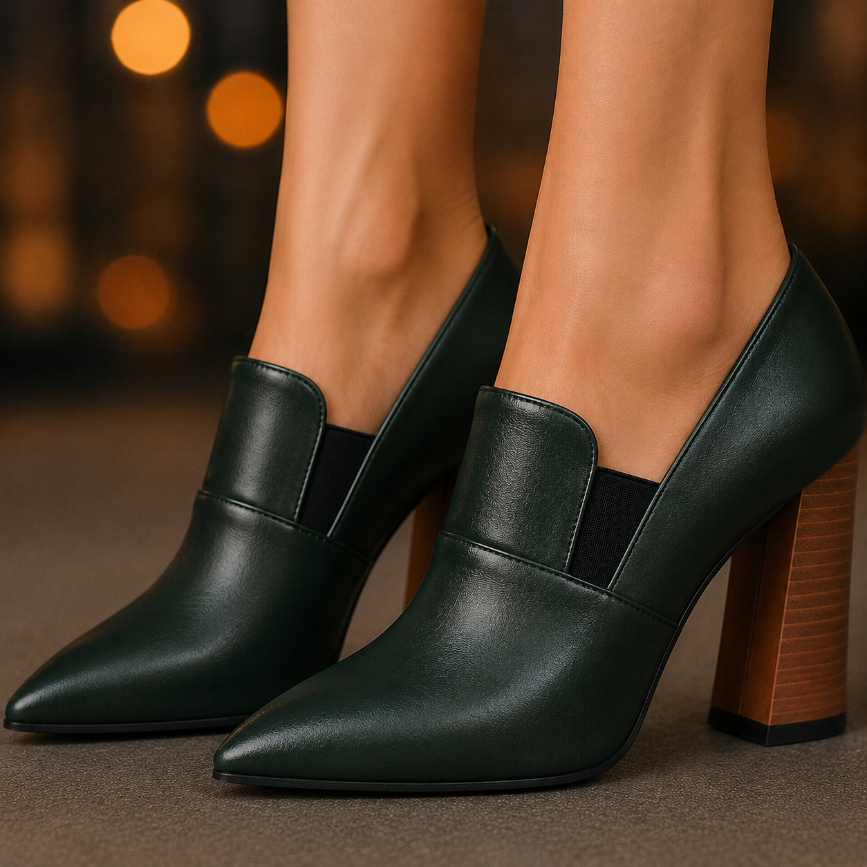 Monroe Block Heel Pump