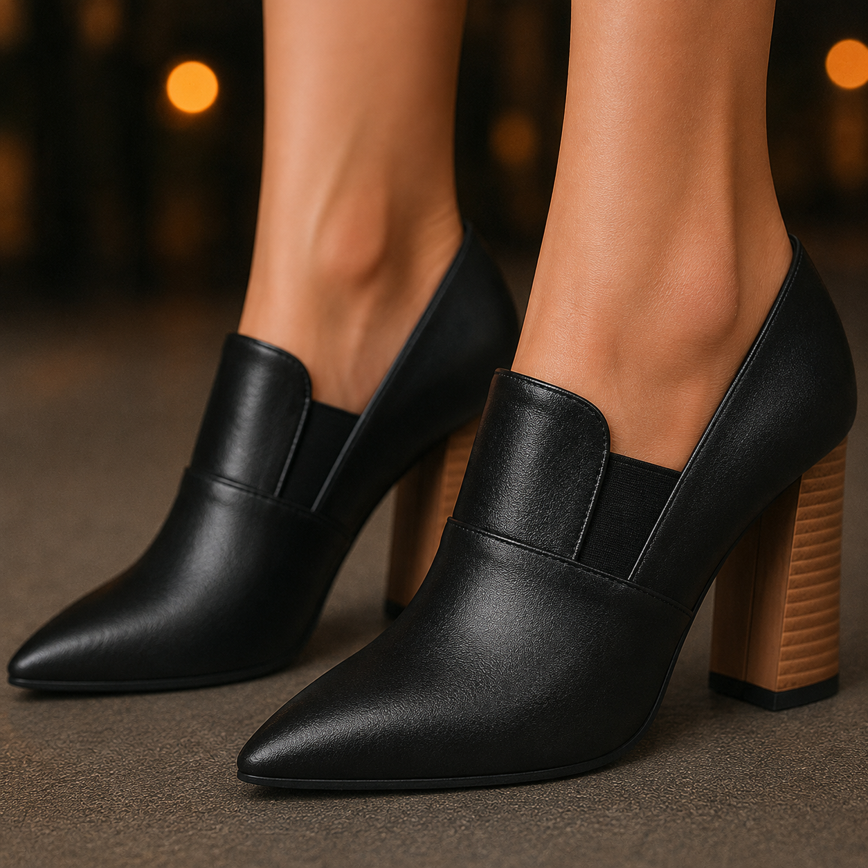 Monroe Block Heel Pump