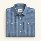 The Ashford Blue Stripe Overshirt