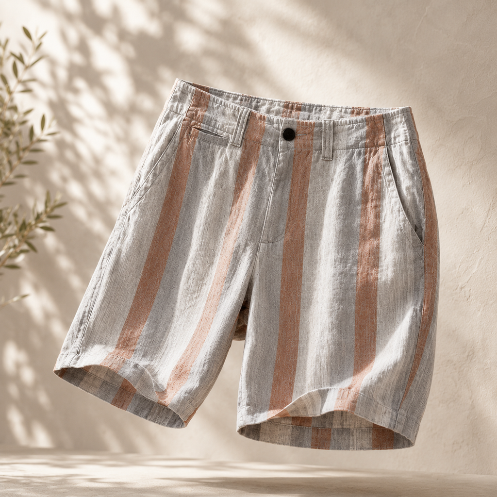 Barret Stripe Linen Short