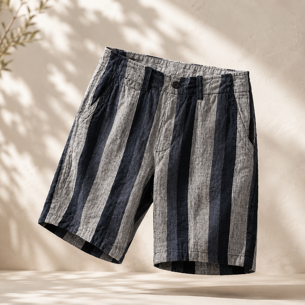 Barret Stripe Linen Short