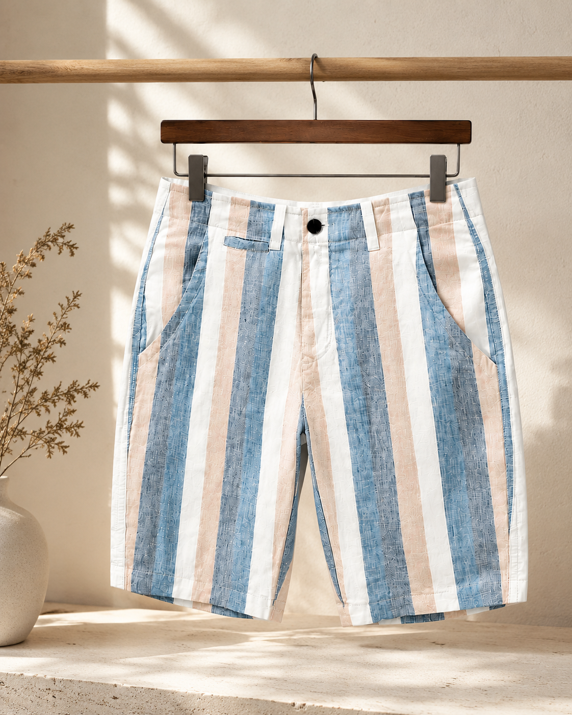 Barret Stripe Linen Short