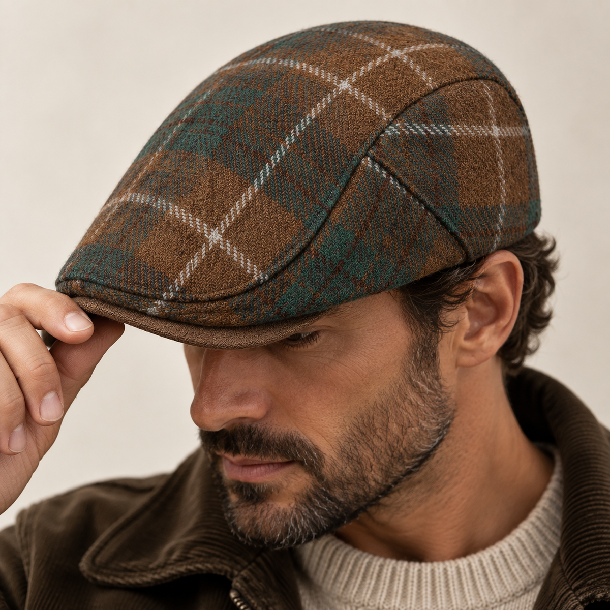The Whitlock Wool Flat Cap