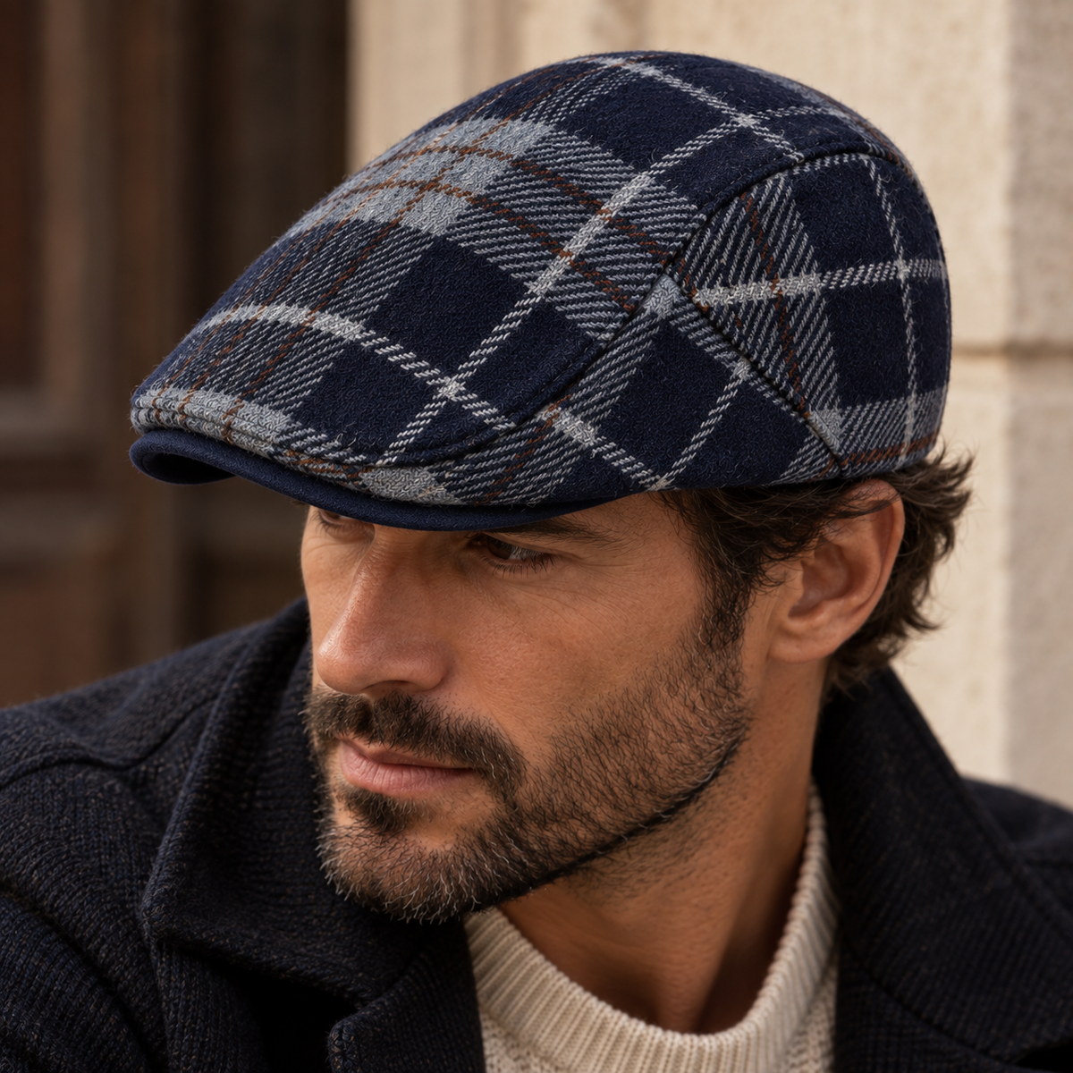 The Whitlock Wool Flat Cap
