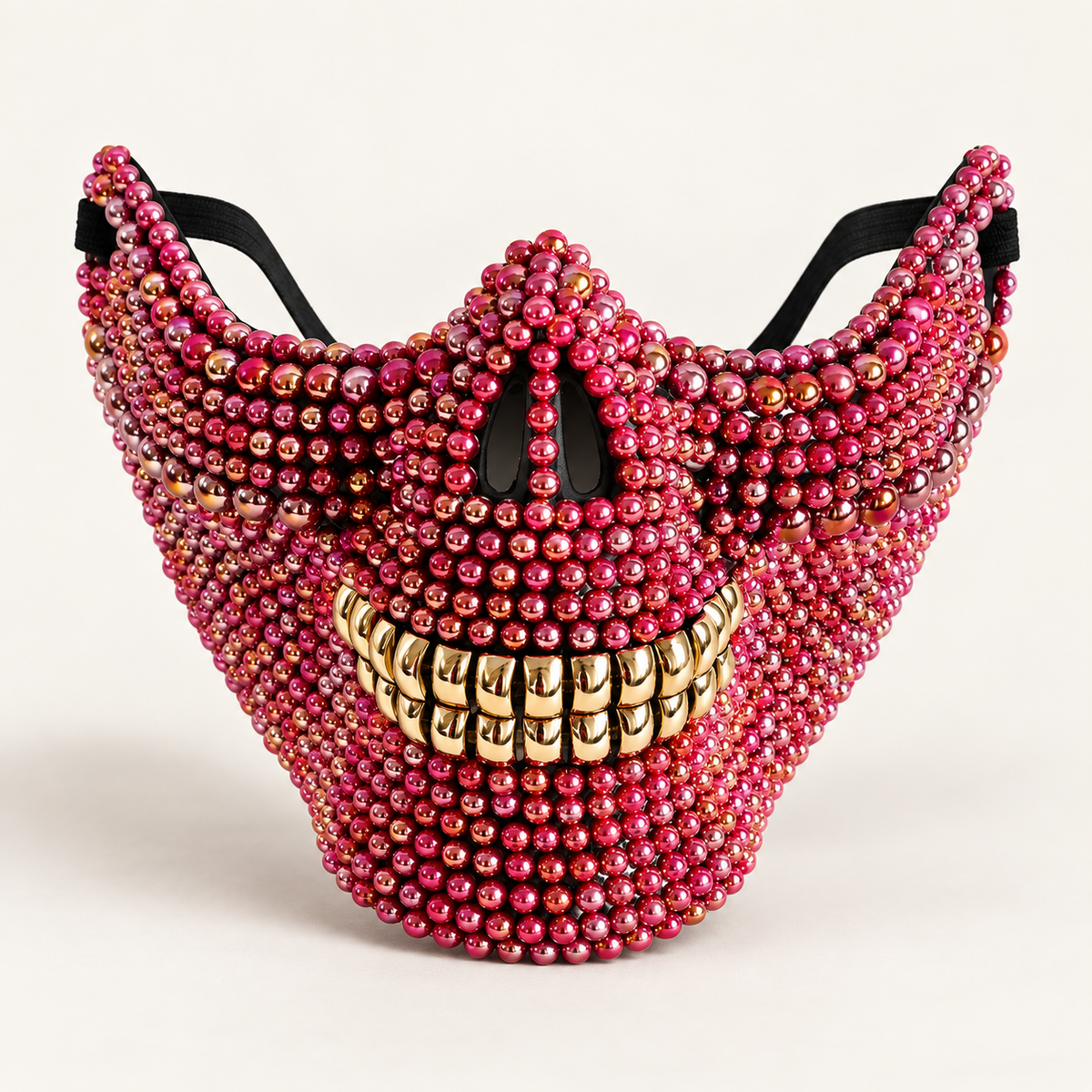 The Nocturne Beaded Skull Mask