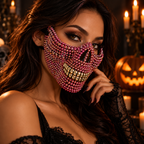 The Nocturne Beaded Skull Mask