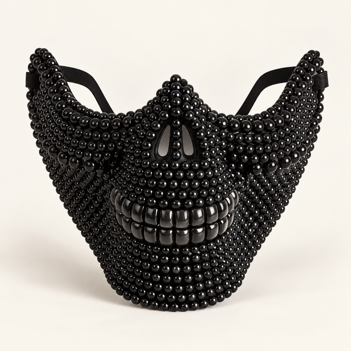 The Nocturne Beaded Skull Mask