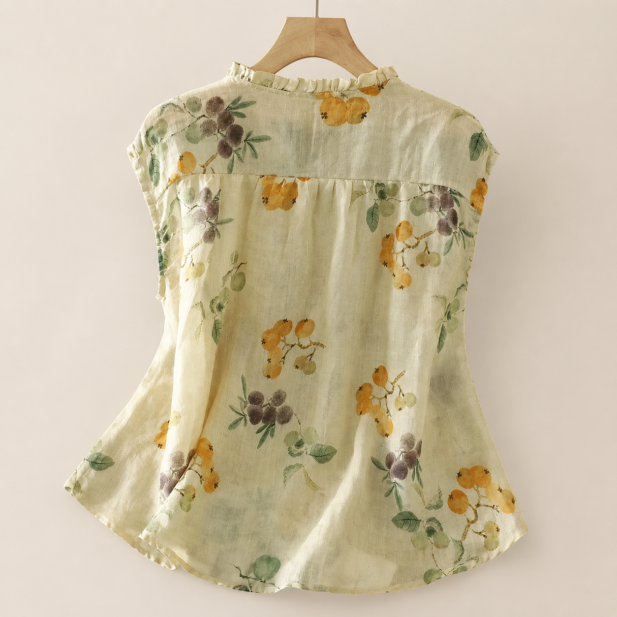 Willow Ramie Print Blouse