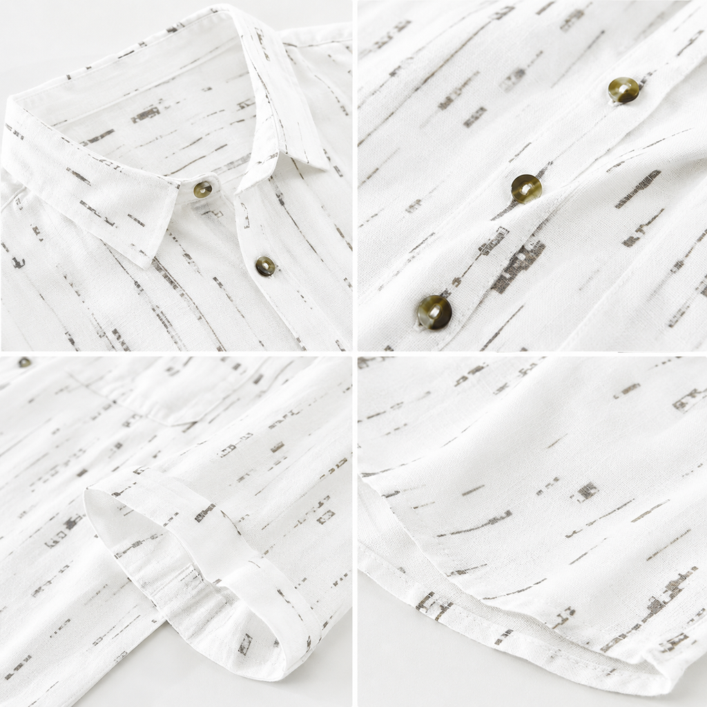 Harbor Linen Print Shirt