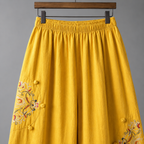 Brooke Embroidered Wide Leg Pant