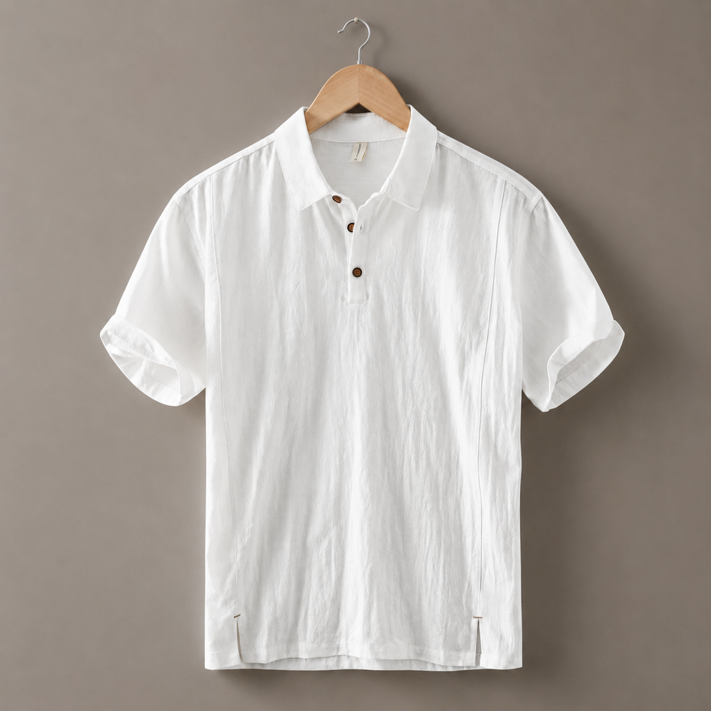 Enzo Linen Polo Shirt