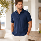 Enzo Linen Polo Shirt