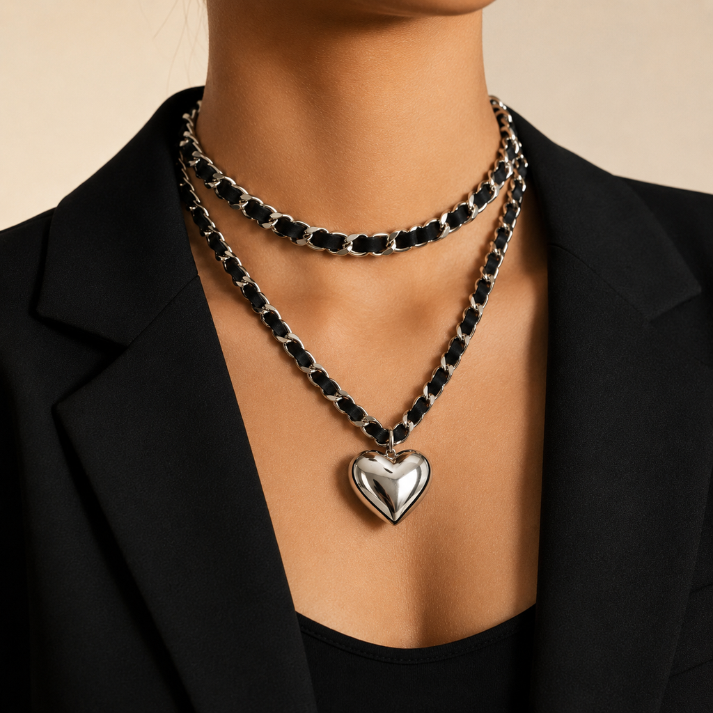Valentina Heart Pendant Necklace