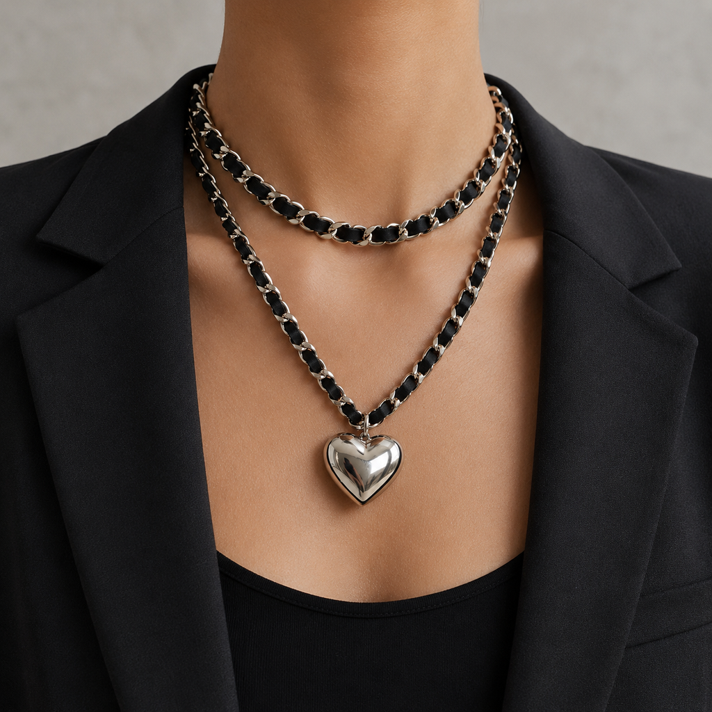 Valentina Heart Pendant Necklace