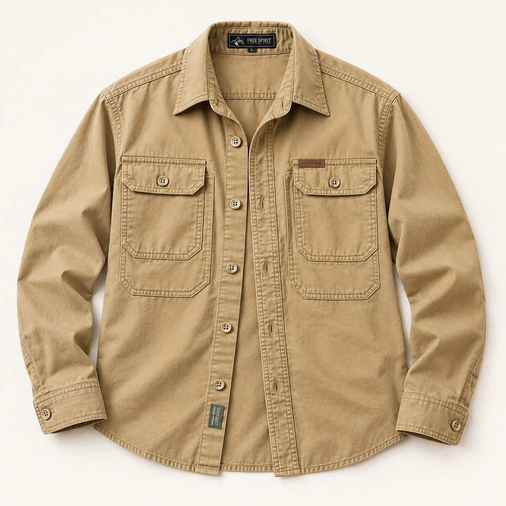 The Fieldstone Washed Overshirt