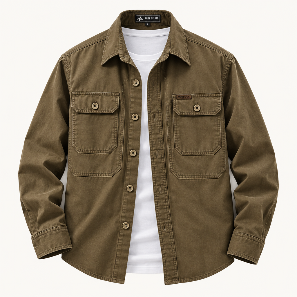 The Fieldstone Washed Overshirt