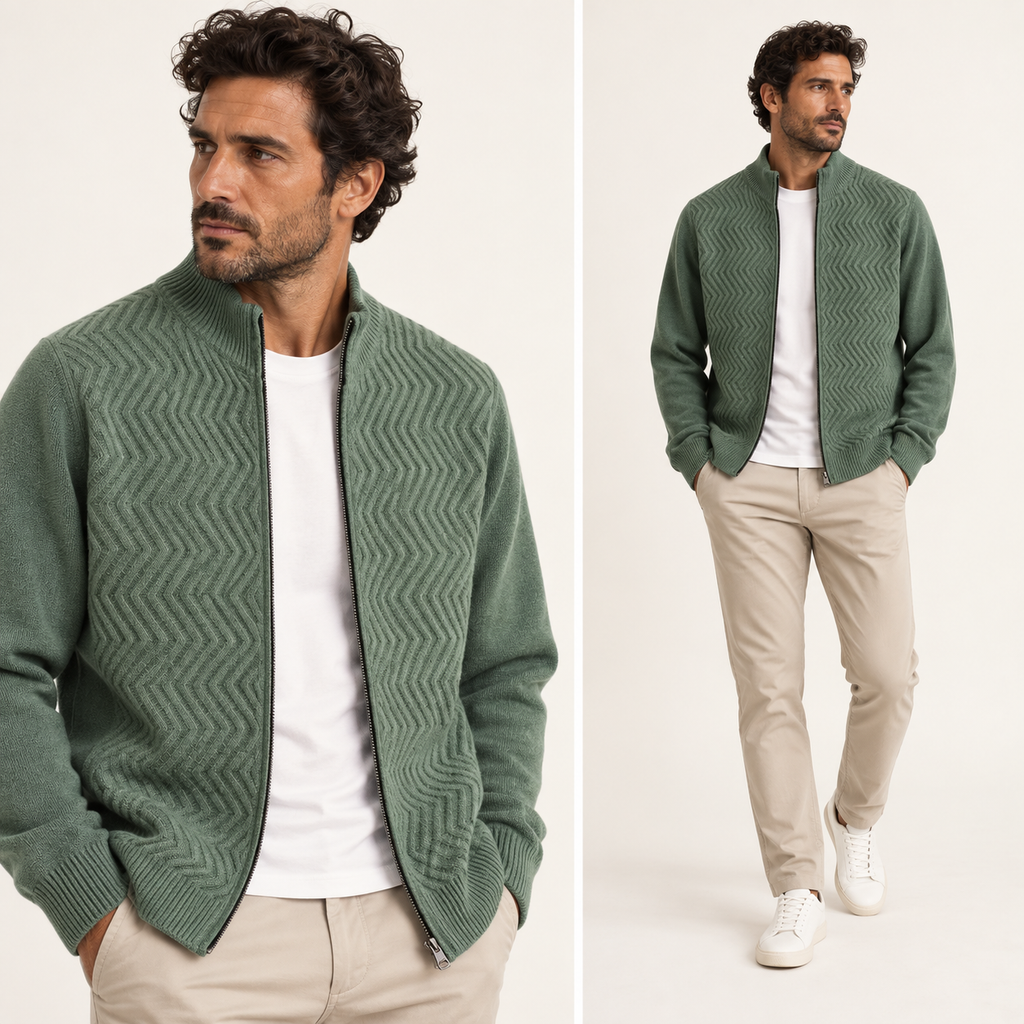 The Bramwell Merino Wool Cardigan