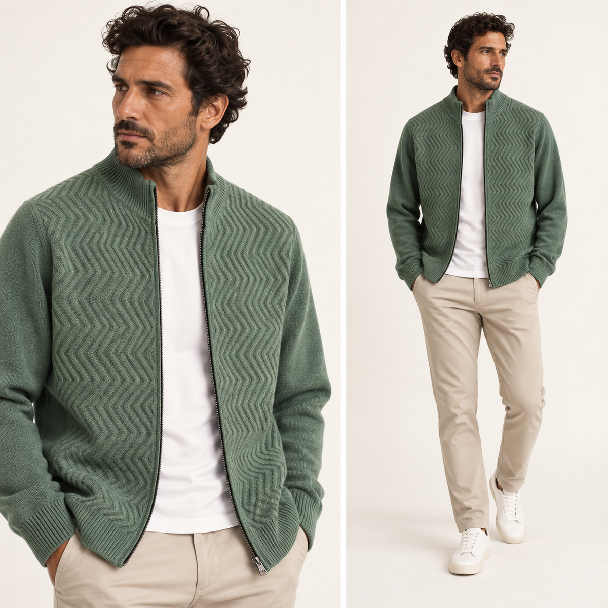 The Bramwell Merino Wool Cardigan