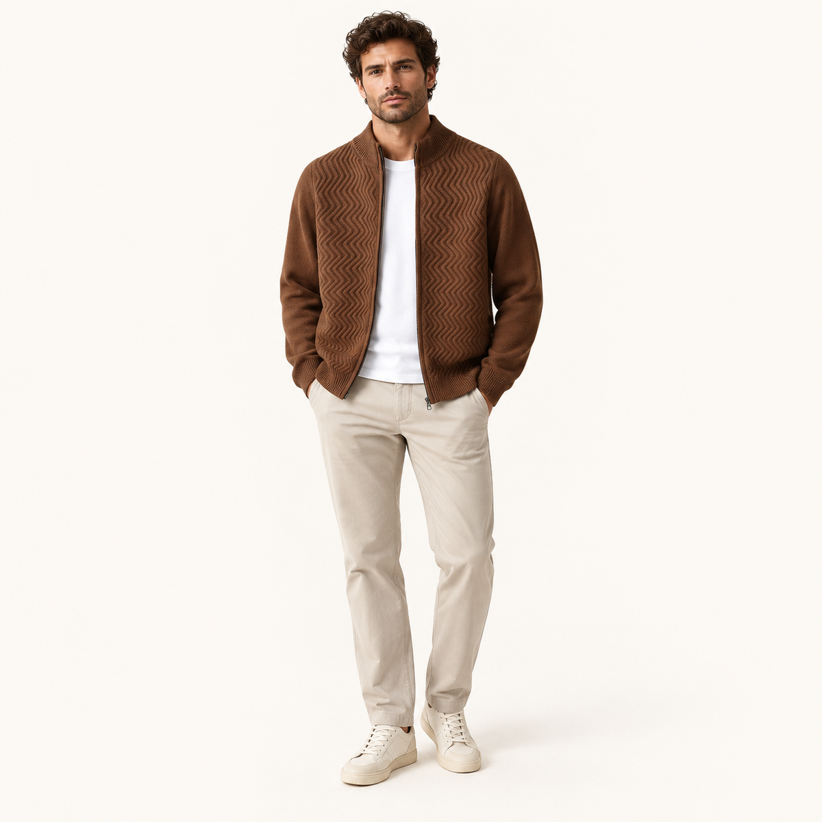 The Bramwell Merino Wool Cardigan