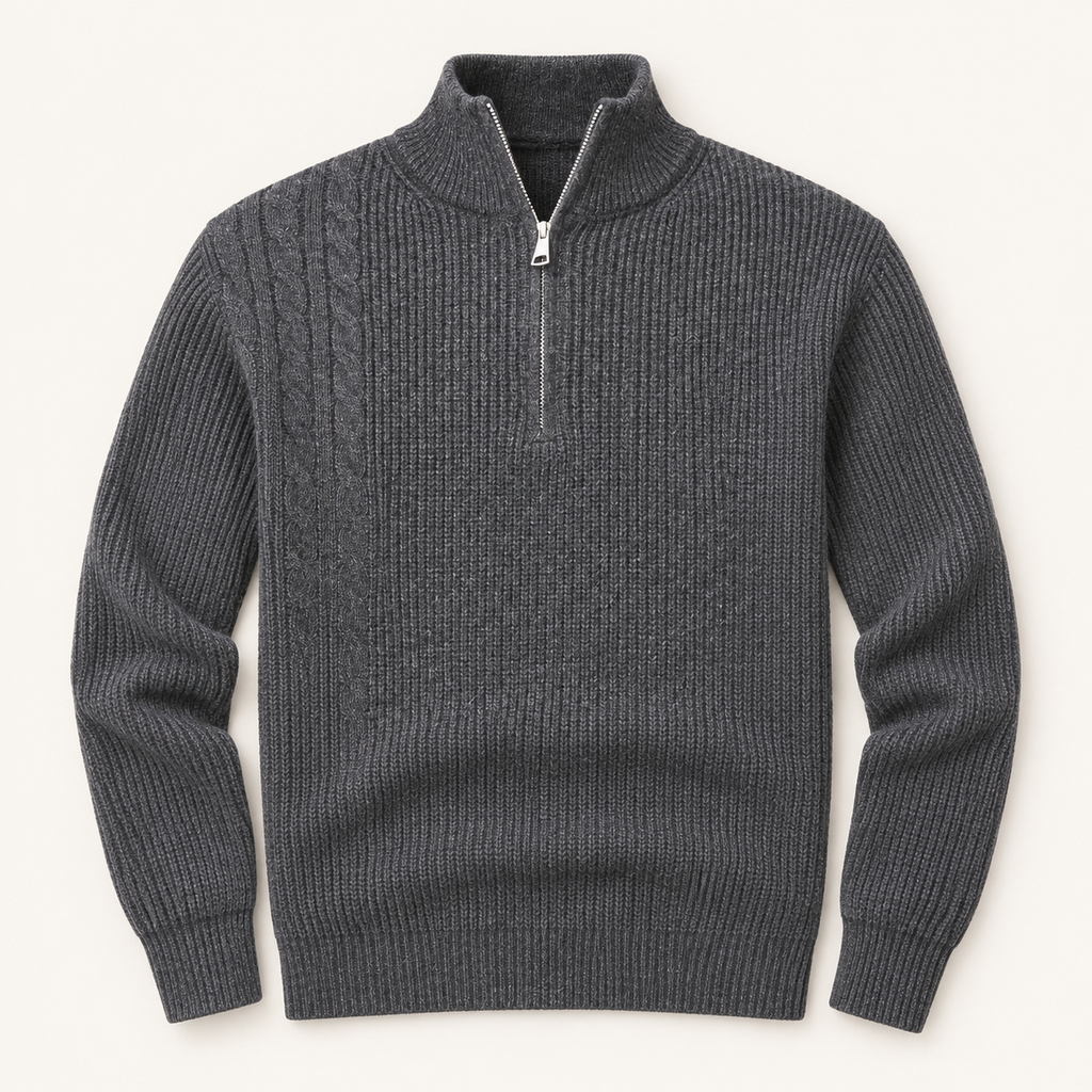 The Hartwell Quarter-Zip Knit