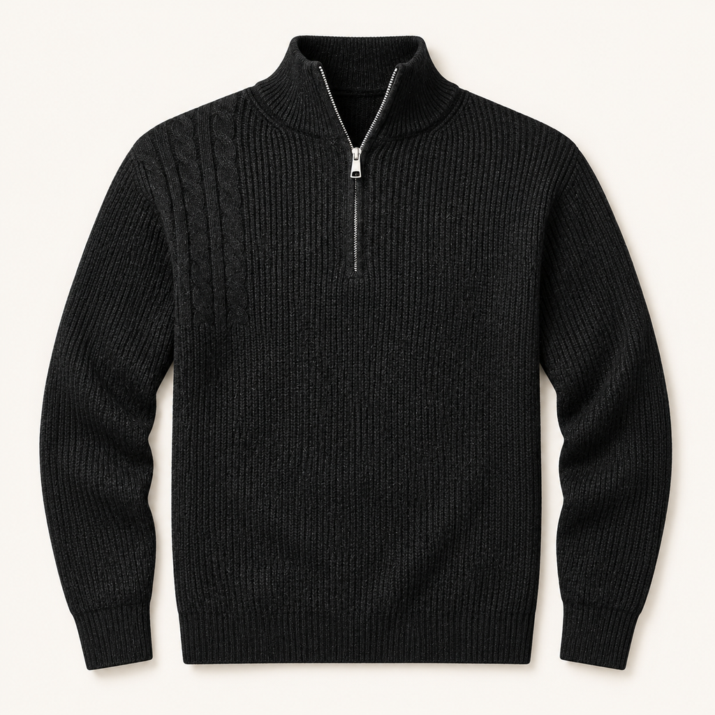 The Hartwell Quarter-Zip Knit