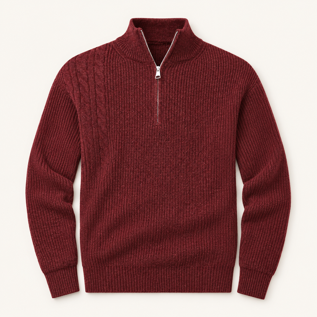 The Hartwell Quarter-Zip Knit