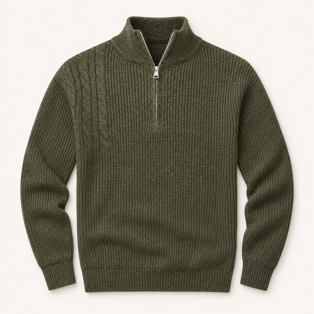The Hartwell Quarter-Zip Knit