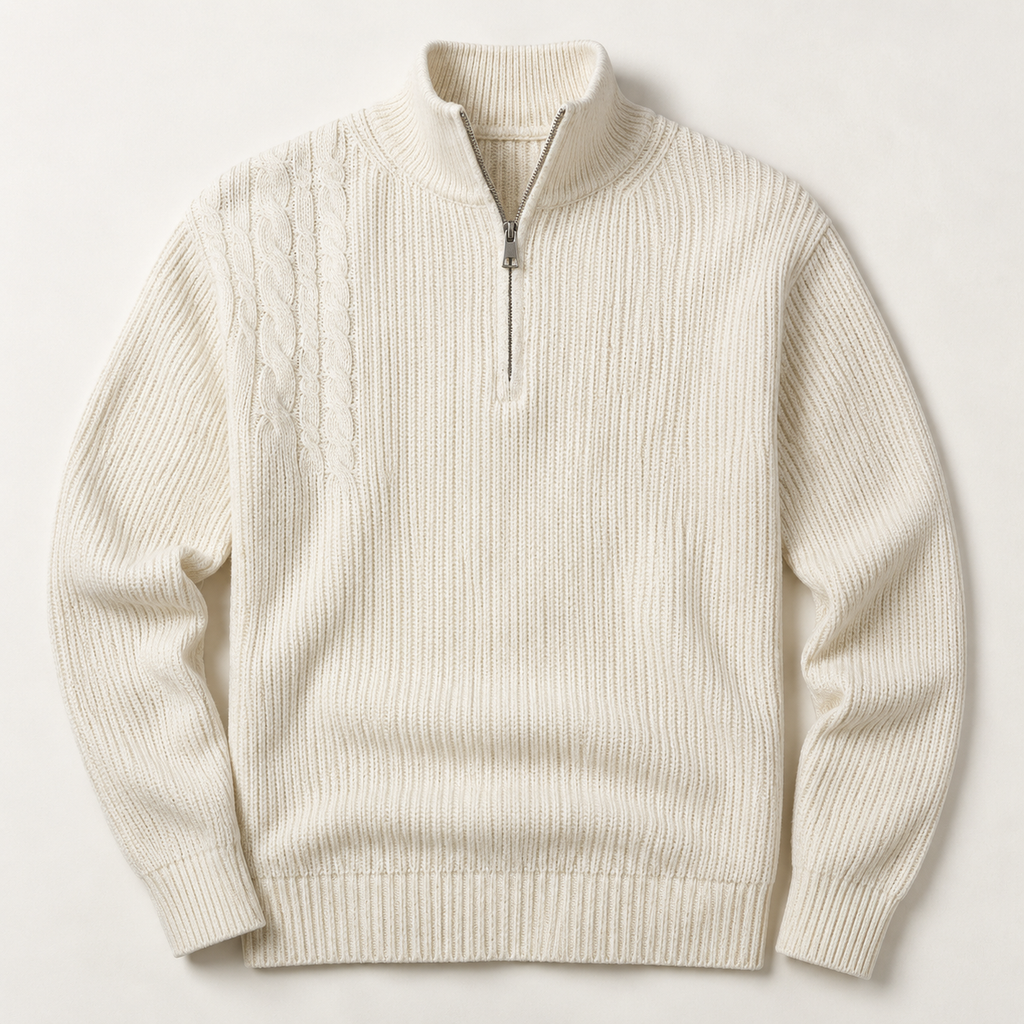 The Hartwell Quarter-Zip Knit