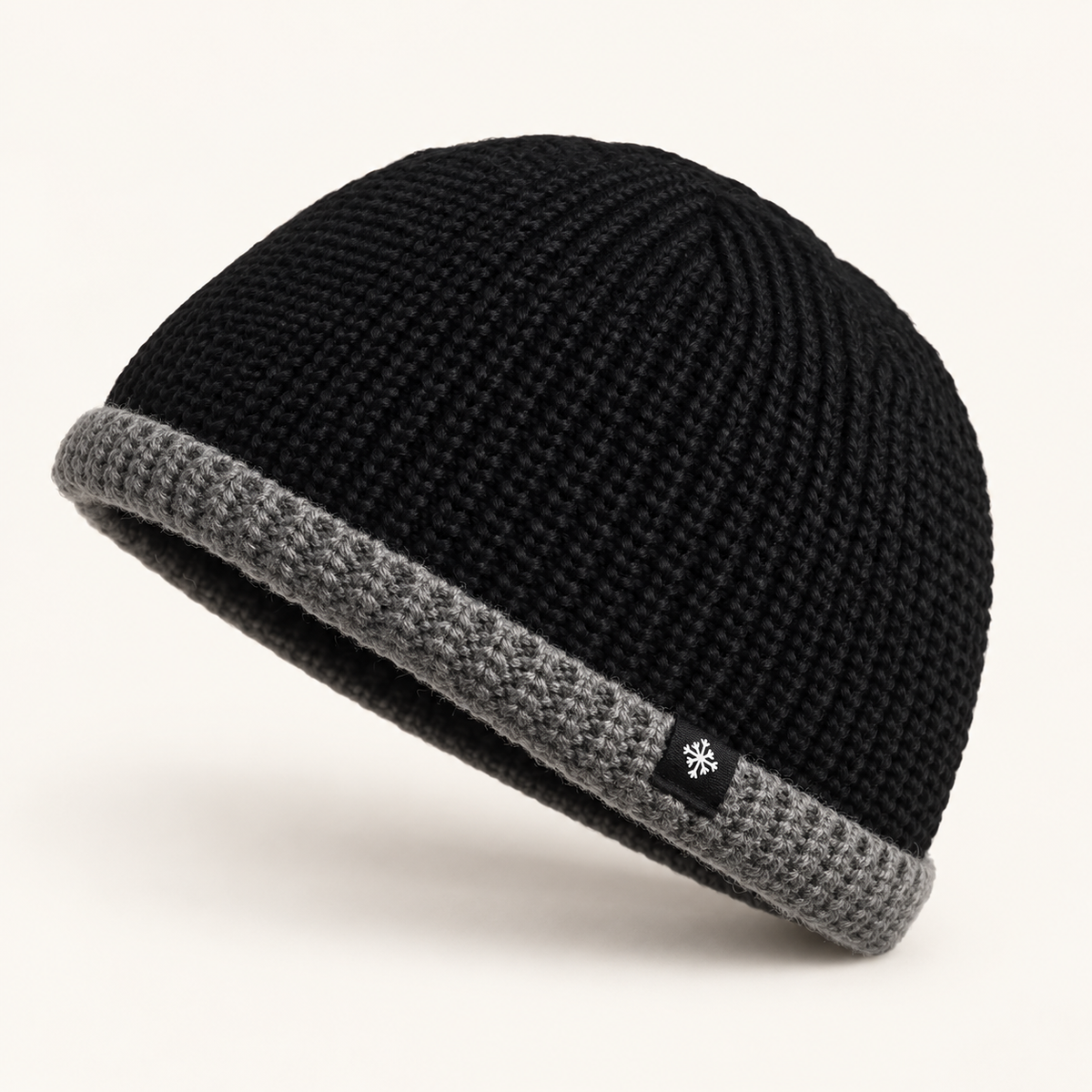 The Alder Contrast-Cuff Beanie